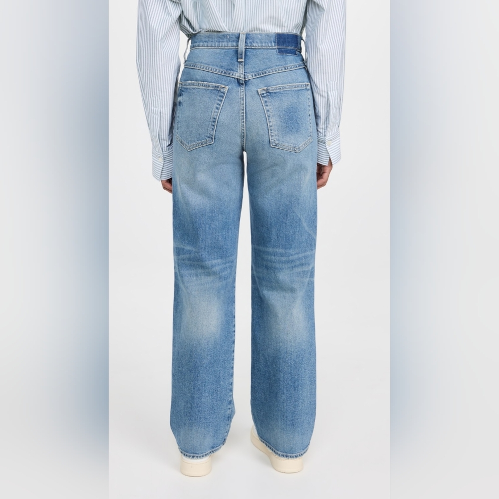 AMO Tricia Wide Straight Jeans In Joyous Size 27 $290 Shopbop